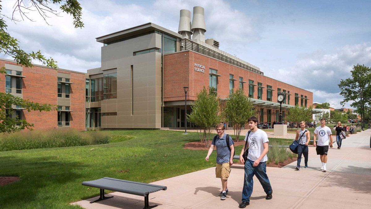 SUNY Oneonta Physical Science Building side